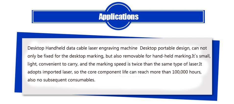 Handheld Fiber Laser Marker/ Printing /Printer/Marking/Engraver /Engraving Machine for Bearing Big Die Mold Uneven Face Metal /Carbon Laser