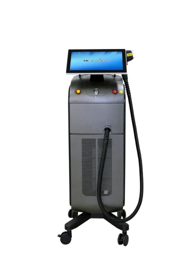 Weifang Km Diodenlaser-Haarentfernungsgerät, dreifache Wellenlängen 808 Alex 755 YAG1064 nm, 3 Wellen 20 Hz, Trio 3D Titanium Ice Laser Depilacion Epilierersysteme 808 nm