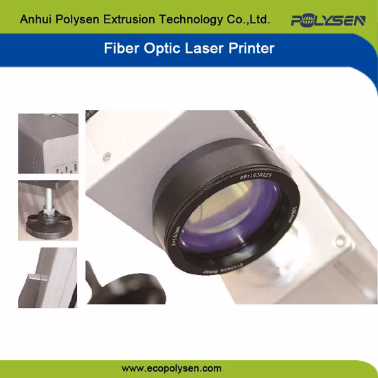 30-W-Faserlaserbeschriftungsmaschine mit geschlossenem Design, Fokussucher und motorisierter Z-Achse