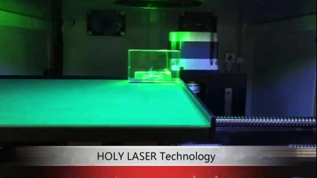 Hsgp-4kb 3D-Laserkristall im Inneren der Graviermaschine Holy Laser