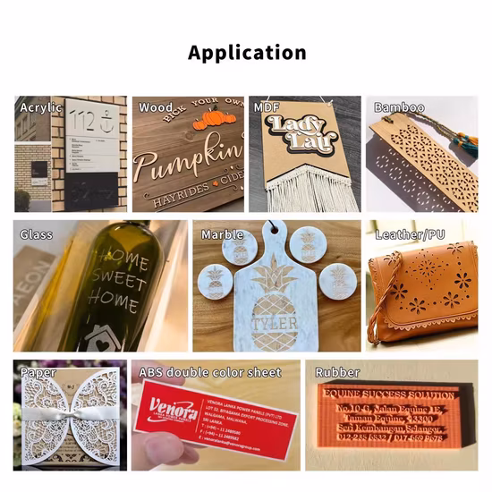 Kommerzielle 130 W 150 W 1070 1490 1610 3D-Druckmaschine Papier Holz Acryl Sperrholz Leder Gummi Nichtmetall CNC-Laser mit Ruida Lightburn